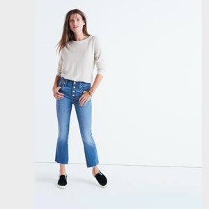 Madewell Cali Demi-Boot Jeans: Chewed-Hem Edition